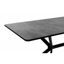 Стол ВВР Миллер камень темный/черный №7, ЛДСП 120-160/80